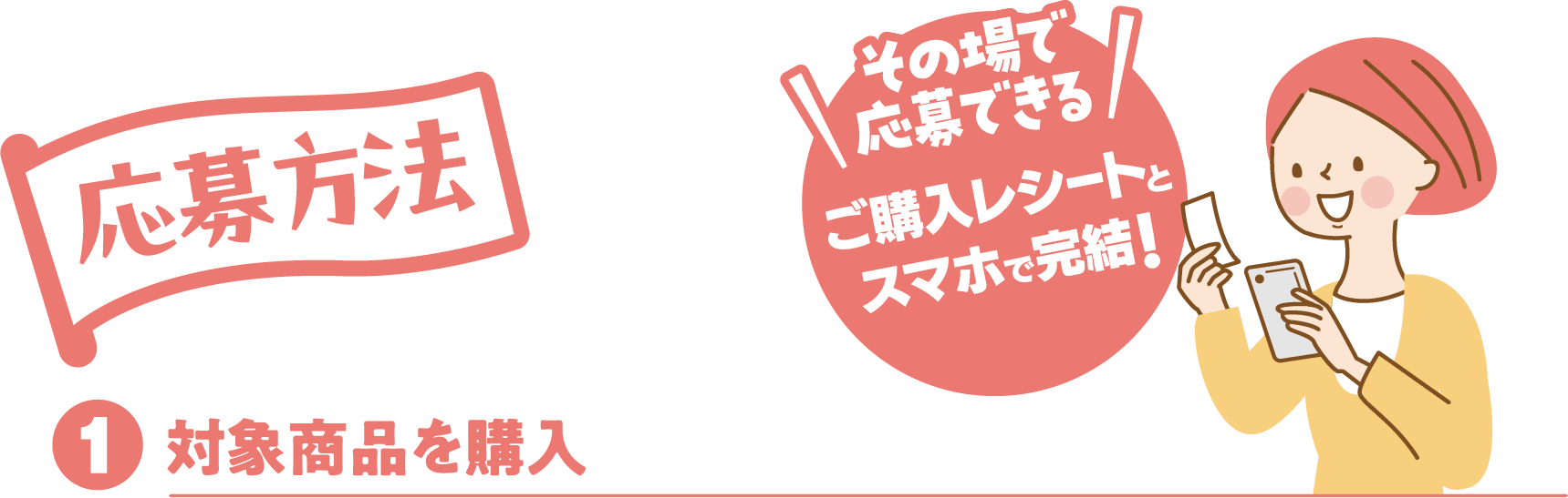 【応募方法】01：対象商品を購入